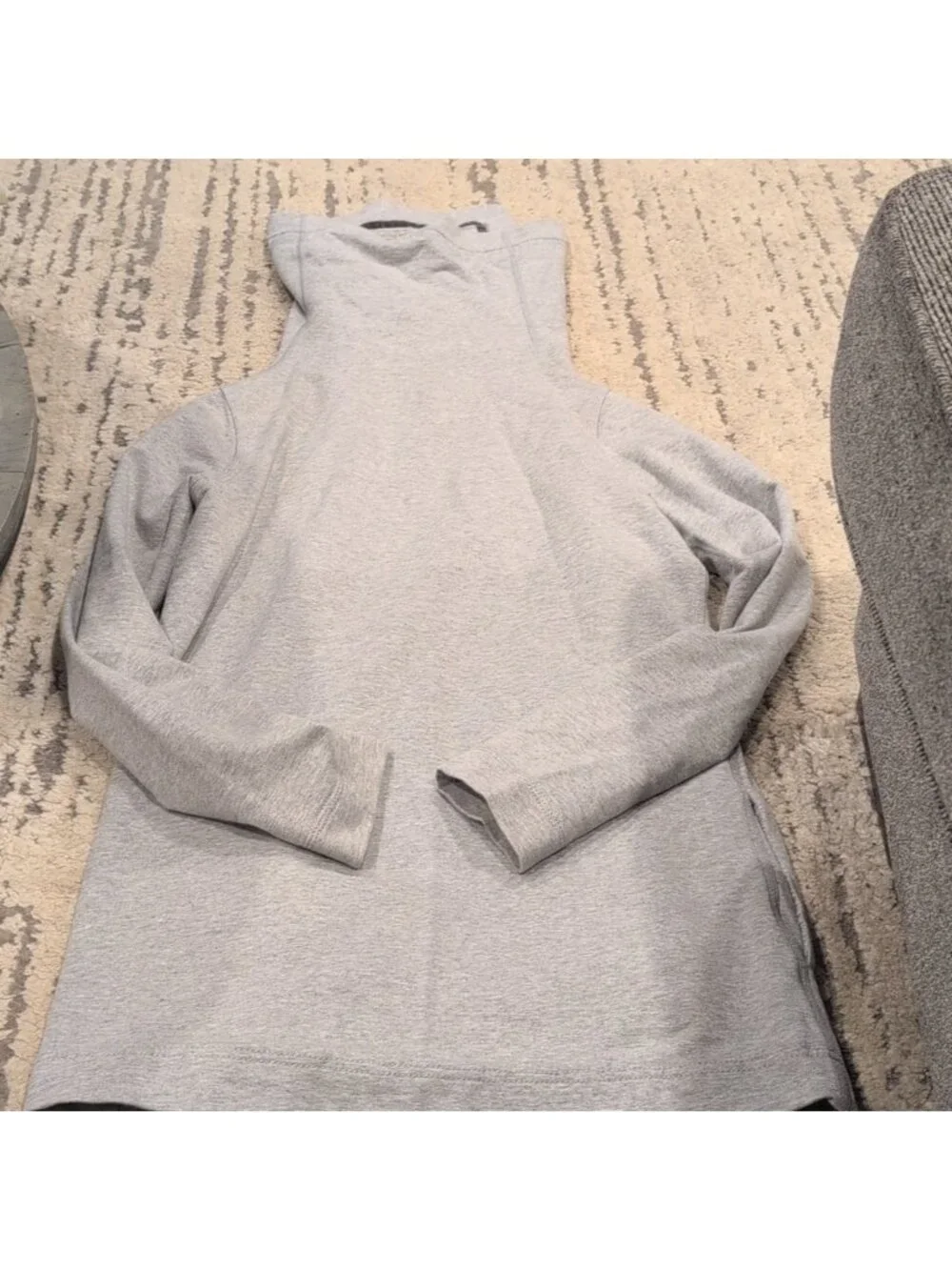 Lululemon Savasana wrap light Heathered gray cowl neck jacket